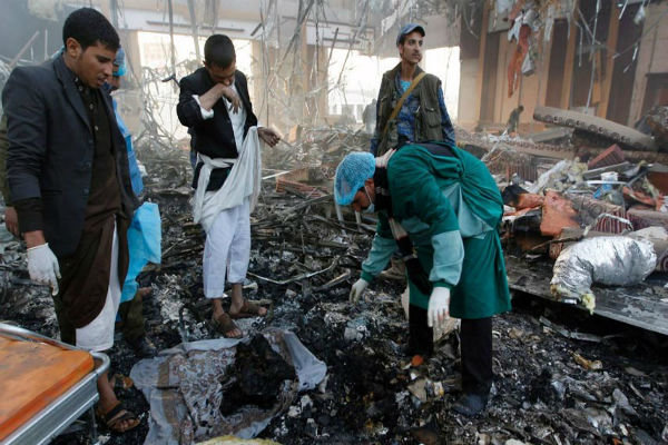 ائتلاف سعودی استان‌های مختلف یمن را به شدت بمباران کرد