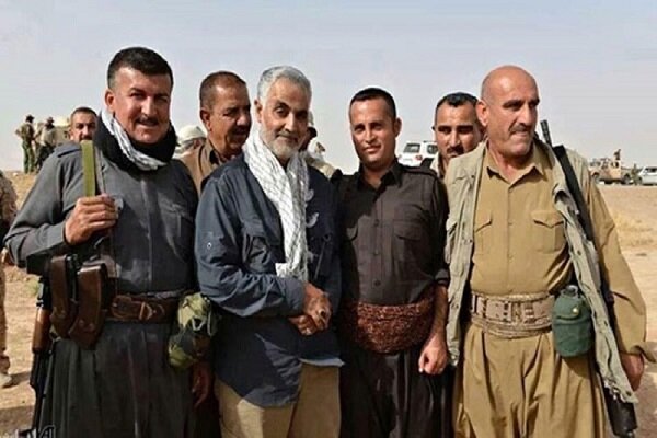 مسعود بارزانی مطرح کرد: نقش سردار سلیمانی در جلوگیری از سقوط اقلیم کردستان عراق