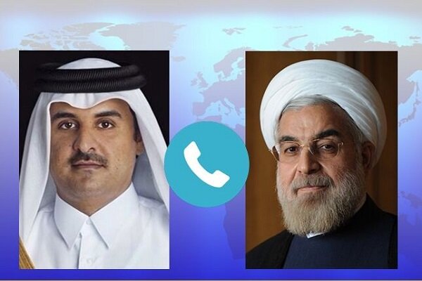 روحانی در تماس تلفنی امیر قطر: آمریکا برای نفتکش‌های ایران مشکل ایجاد کند، اقدام متقابل می‌کنیم