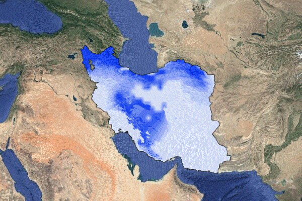 نقشه ماهواره ای رطوبت خاک در ایران منتشر شد