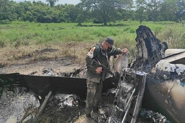 پس از نقض حریم هوائی؛ ارتش ونزوئلا هواپیمای آمریکائی را سرنگون کرد