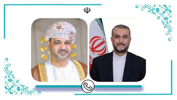امیرعبداللهیان در گفتگو با وزیر امور خارجه عمان : بر گفتگو و همکاری منطقه‌ای تاکید داریم